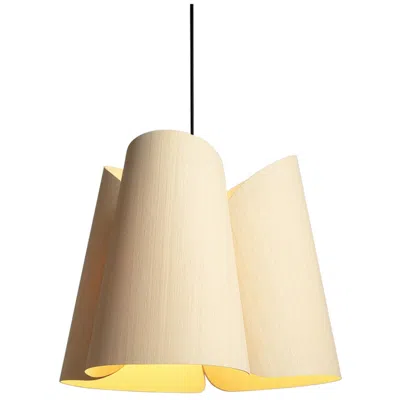 Bruck Lighting Julieta Pendant Wep Light - Black Finish - Ash Shade Made To Order