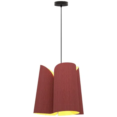 Bruck Lighting Julieta Wep Collection 17.3" Violet Pendant - Made To Order