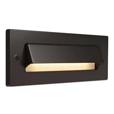 Bruck Lighting Line Voltage Integrated Led Step Light In Bronze