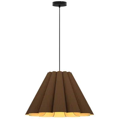 Bruck Lighting Lora Pendant Wep Light Collection - Black Finish - Ebony - Made To Order
