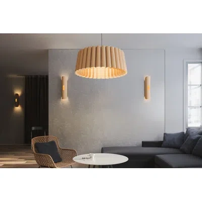 Bruck Lighting Lupe Integrated Led Flush Mounted Sconce In Ash