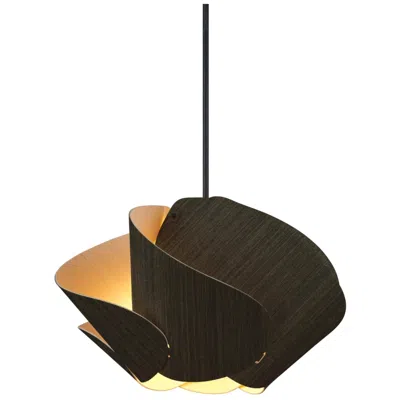 Bruck Lighting Matilda 30 11.9" Wide Ebony Wood Pendant - Made To Order
