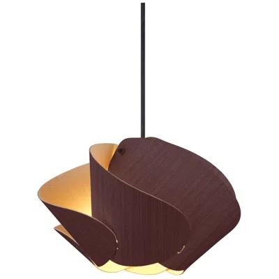 Bruck Lighting Matilda 30 11.9" Wide Violet Wood Pendant - Made To Order