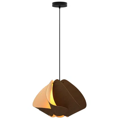 Bruck Lighting Matilda Pendant Wep - Ebony Shade - Black Canopy - Size 17.4 Made To Order