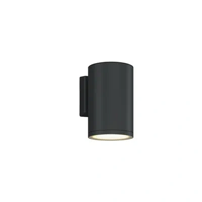 Bruck Lighting Outdoor Cylinder 6" Down Wall In Anthracite