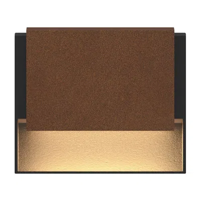 Bruck Lighting Piazza 1 5.5" Wide Anthracite Led Outdoor Step Light - Made To Order