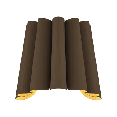 Bruck Lighting Renata 11.75" High Ebony Wep Light Collection Wall Sconce - Made To Order