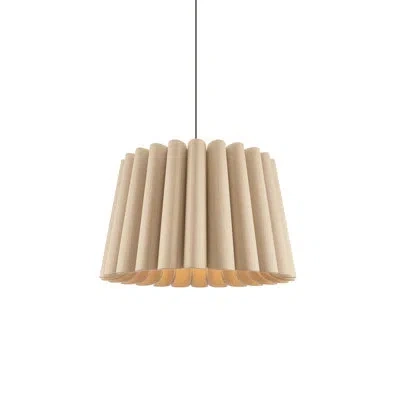 Bruck Lighting Renata Long Acoustic Pendant In Ash