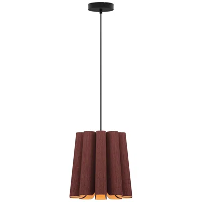 Bruck Lighting Renata Wep Collection 11.8" Violet Pendant
