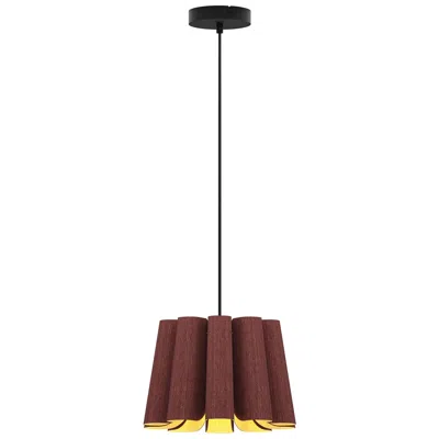 Bruck Lighting Renata Wep Collection 7.9" Violet Pendant