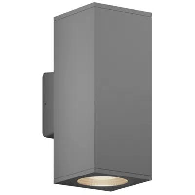 Bruck Lighting Sera 13.1" High Silver Up And Downlight Led Outdoor Wall Sconce