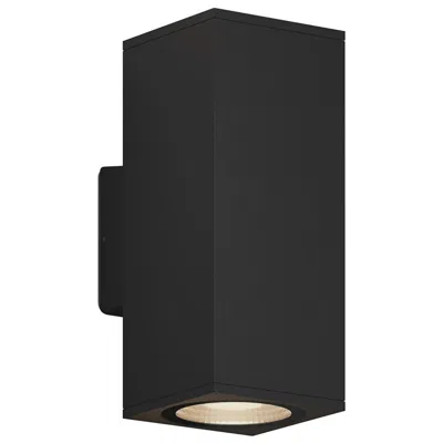 Bruck Lighting Sera 13.1"h Anthracite Square Up And Downlight Led Outdoor Wall Sconce