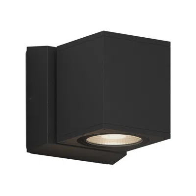Bruck Lighting Sera 5.1" High Anthracite Square Downlight Led Outdoor Wall Sconce