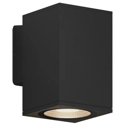 Bruck Lighting Sera 8.6" High Anthracite Square Downlight Led Outdoor Wall Sconce