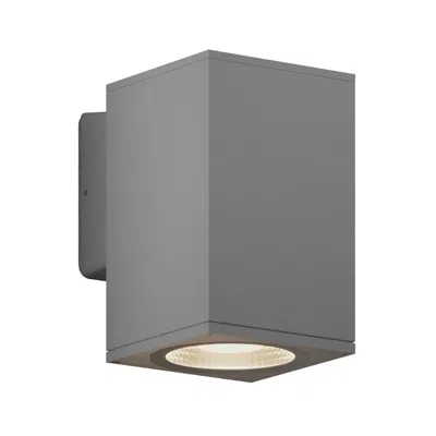 Bruck Lighting Sera 8.6" High Silver Square Downlight Led Outdoor Wall Sconce