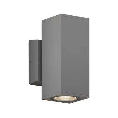 Bruck Lighting Sera 9.1" High Silver Square Up And Down Led Outdoor Wall Sconce
