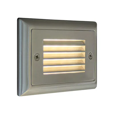 Bruck Lighting Step 4 3/4"w Horizontal Louver Amber Led Outdoor Step Light