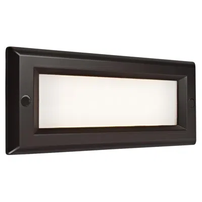 Bruck Lighting Step 8 3/4" Wide Bronze Opal Lens Outdoor Led Step Light