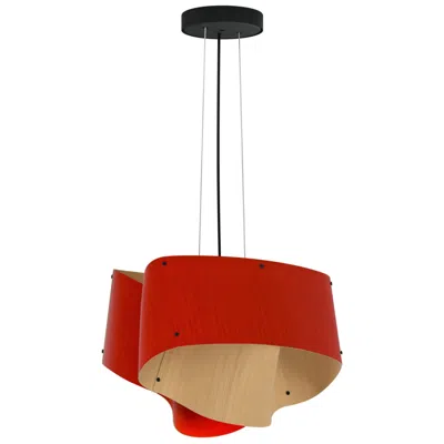 Bruck Lighting Wep Collection Carlotta 45 16.9" Wide Pendant Red - Made To Order