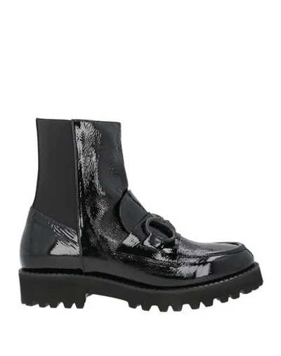 Bruglia Woman Ankle Boots Black Size 6 Leather