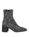 Bruglia Woman Ankle Boots Black Size 8 Textile Fibers In Black
