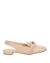 Bruglia Woman Ballet Flats Blush Size 7 Leather In Pink