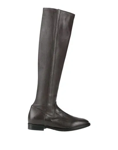 Bruglia Woman Boot Dark Brown Size 7 Leather