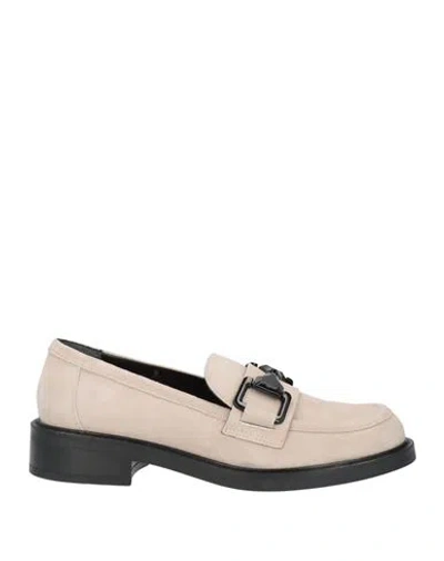 Bruglia Woman Loafers Sand Size 7.5 Leather In Brown