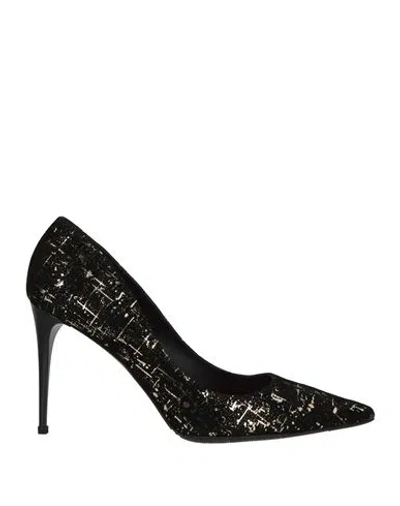 Bruglia Woman Pumps Black Size 11 Leather
