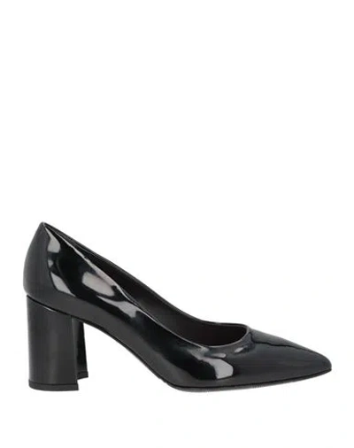 Bruglia Woman Pumps Black Size 7 Leather