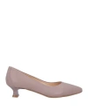 BRUGLIA BRUGLIA WOMAN PUMPS BLUSH SIZE 8 LEATHER