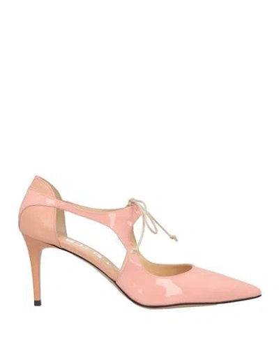Bruglia Woman Pumps Light Pink Size 8 Leather