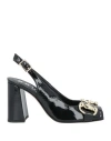 Bruglia Woman Sandals Black Size 8 Leather In Black