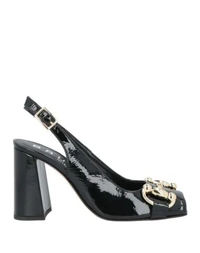 Bruglia Woman Sandals Black Size 8 Leather