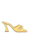 Bruglia Sandals In Yellow