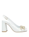Bruglia Woman Sandals White Size 7.5 Leather