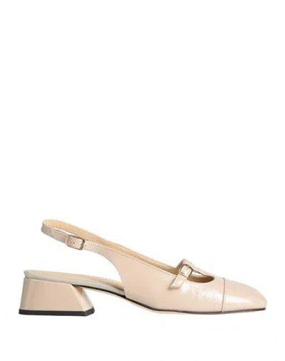 Brunate Woman Pumps Blush Size 6 Leather In Pink