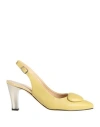 Brunate Woman Pumps Light Green Size 10 Leather