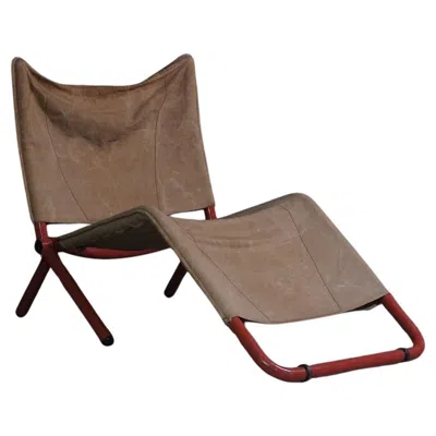 Pre-owned Brunati Chaise Longue Series Plenair By Ammanati And Vitelli For , Italy, 1980s In Brown