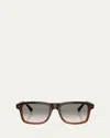 Brunello Cucinelli 0bc4014s Square Acetate Sunglasses In Beige