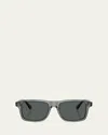 Brunello Cucinelli 0bc4014s2 Square Acetate Sunglasses In Black4