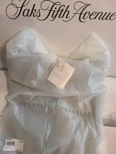 Pre-owned Brunello Cucinelli $1000  Men Gray Sweatshirt Eu 62/us 2xl Authentic