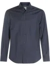 Brunello Cucinelli Virgin Wool Shirt In Blue