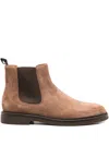 Brunello Cucinelli Ankle Boots Shoes In Brown