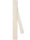 Brunello Cucinelli Knitted Silk Tie In Neutral