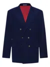 Brunello Cucinelli Corduroy Blazer In Blue