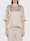 Brunello Cucinelli Silk Blouse In Brown
