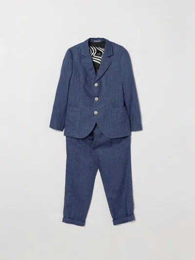 Brunello Cucinelli Tracksuit Kids Color Blue