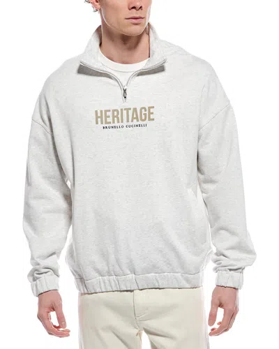 BRUNELLO CUCINELLI BRUNELLO CUCINELLI 1/4-ZIP PULLOVER