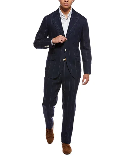Brunello Cucinelli 2pc Linen Suit In Black